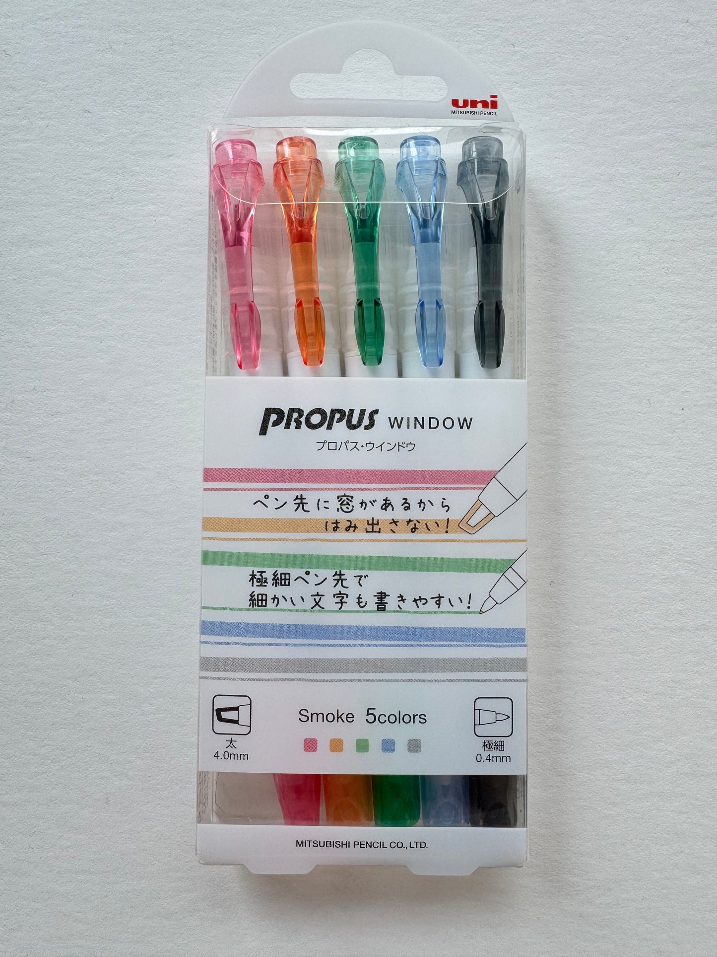 Uni Propus Window Highlighter Set